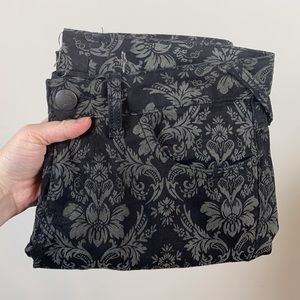 Free People Black Flocked Damask, 27